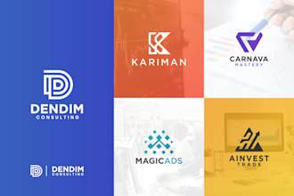 design logo business consulting, finance, investment, crypto