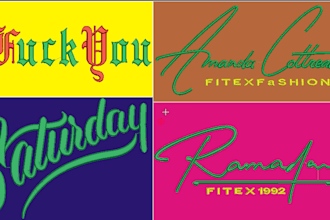 do lettering 3d puff embroidery digitizing in 1 hours