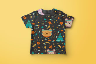 design a pattern for kids clothing