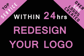 logo design and vector redesigning service