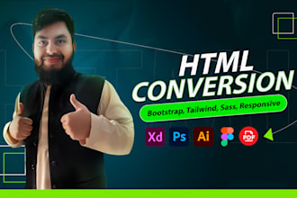do figma to html, psd to html, figma to html css, tailwind css