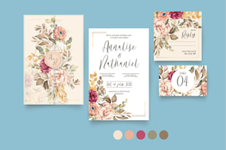 do unique wedding invitation card design