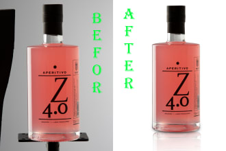 e commerce photo editing remove background add shadow