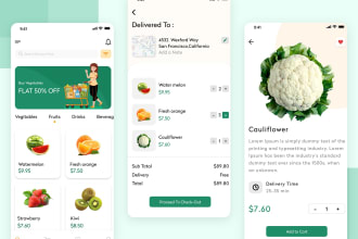 develop a supermarket grocery delivery mobile app