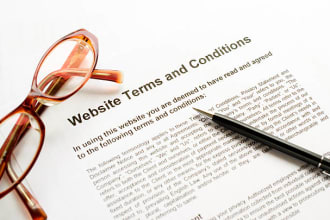 draft terms and conditions privacy policy for you