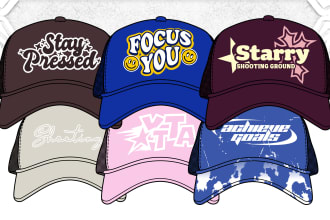 create trucker hat design