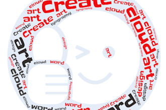 do amazing word cloud art design typography in just 3 hours
