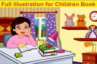 make american african children book illustration and character illustration
