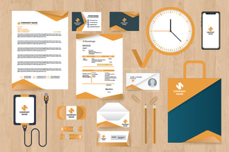design logo, business card, and stationery identity kit