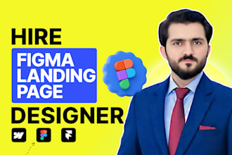 do landing page figma design and figma website design