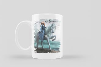 do an awesome custom coffee mug design for you