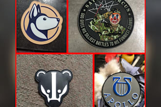 design and deliver custom pvc patches