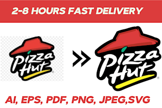 do vectorize ,redraw,recreate,clean up to ai,eps,svg,png,pdf