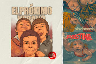 create vintage style design or custom illustration