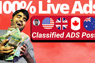 classified ad posting across USA, UK, canada, and australia