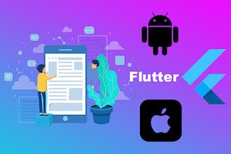 do flutter app development android and ios, flutter expert, flutter developer