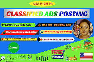 do manually classified ads posting in USA, UK high pr sites