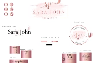 do watercolor eyelash,cosmetics beauty,hair,nails salon logo