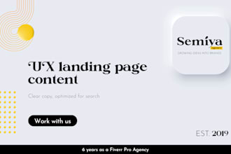 craft a persuasive SEO landing page for your brand