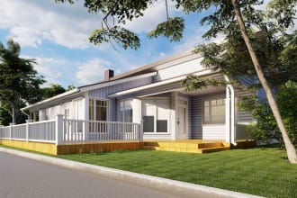 do realistic cgi 3d model rendering from floor plan