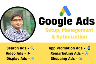 setup and manage google ads for mobile app and ecommerce
