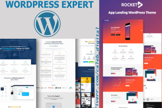 build a logistics  wordpress and wix website, credit repair wordpress website