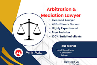 be your arbitration and mediation lawyer