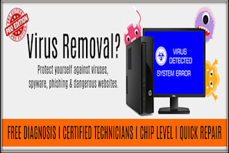 clean virus, malware, spyware, adware from your windows, mac