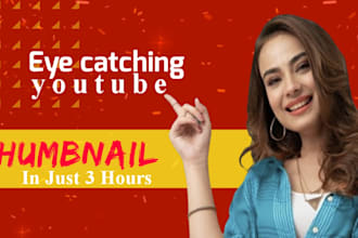 design an eye catching youtube thumbnail in just 3 hours