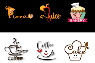 design customized food,  bakery, coffee and restaurant logo