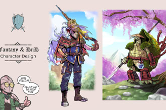 draw a digital illustration of your dnd character with my cool art style