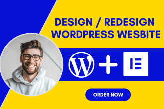 design, redesign or revamp wordpress website with elementor pro