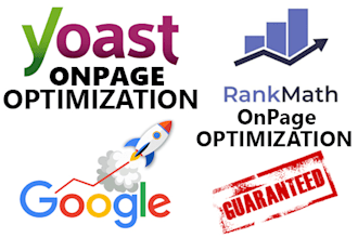 fix wordpress on page seo, web speed, yoast optimization