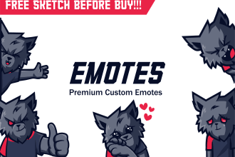 draw twitch emotes and sub badges for you