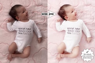 do photo editing, color correction, product photo editing and object removal