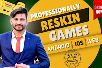 professionally reskin your unity games and publish on google playstore