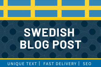 write a swedish SEO blog post that ranks