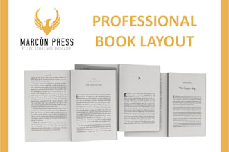 create a book layout and format interior