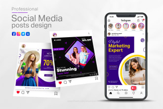 design attractive social media posts to boost your brand