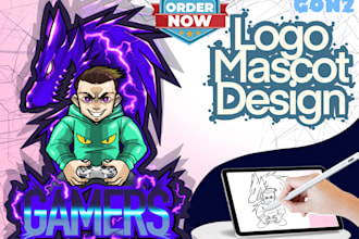 create character mascot logo design