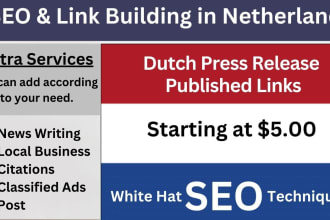 do dutch link building and press release distributions