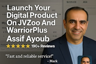 launch your digital product on jvzoo and warriorplus