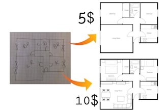redraw floor plan, 2d floor plan in autocad