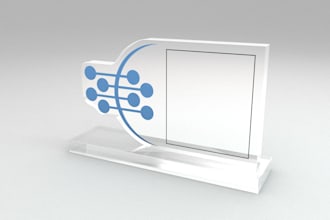 create beautiful 3d awards, trophy, plaques, shield designs