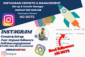 be your organic instagram manager