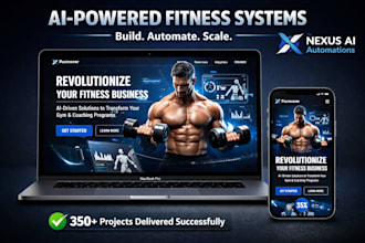 build ai powered fitness websites for gym owners and studios