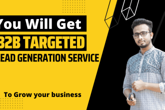 provide you b2b saas lead generation and email lists service