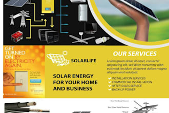 do stylish design of brochure, flyer, logo, brand packaging
