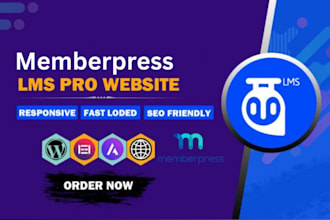 fix and setup memberpress  also create wp lms website