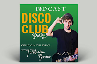design a creative podcast cover art